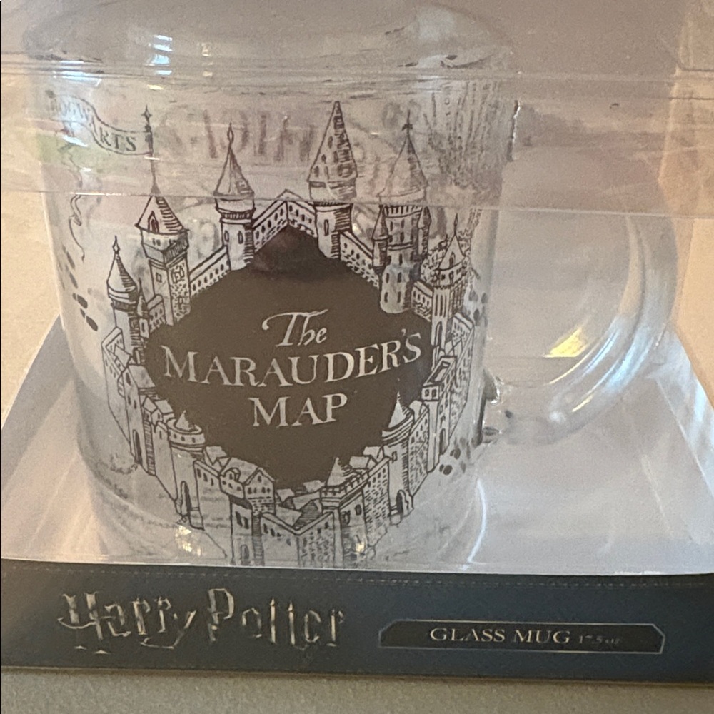 Harry Potter Marauder's Map Glass Mug
